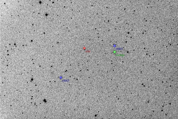 Mapka - EW Ori, JD 2454763.44522