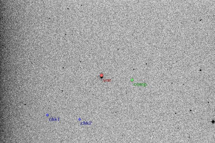 Mapka - BW Dra, JD 2454925.35982