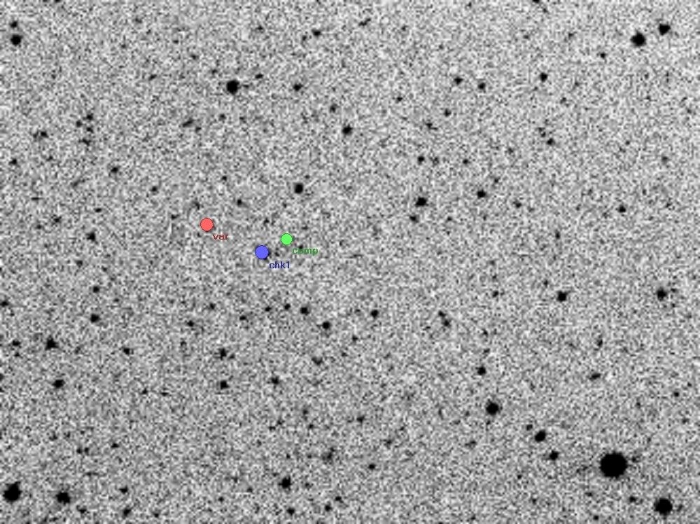 Mapka - V0643 Ori, JD 2455602.31737