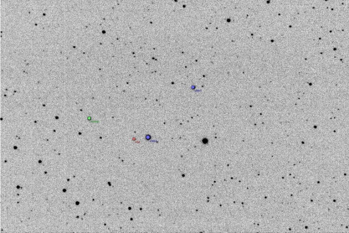 Mapka - HR Gem, JD 2455625.24675