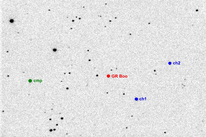 Mapka - GR Boo, JD 2455621.58454