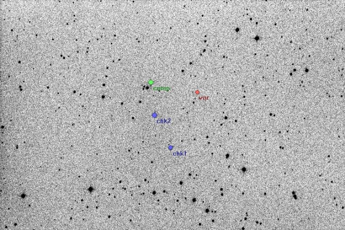 Mapka - WZ And, JD 2455808.43032