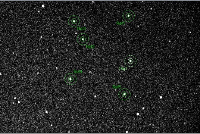 Mapka - V1106 Her, JD 2455831.26226