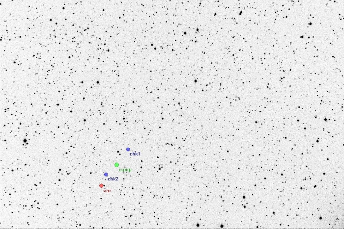 Mapka - V0845 Aur, JD 2455599.28303