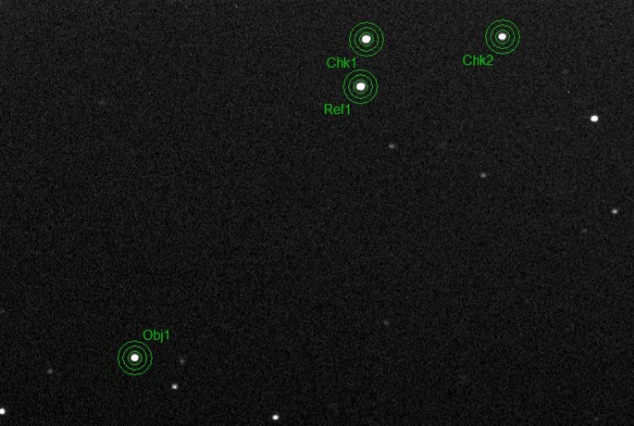 Mapka - NN Dra, JD 2456050.35612