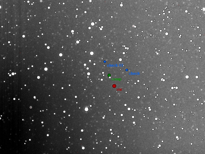 Mapka - V2477 Cyg, JD 2456121.37257