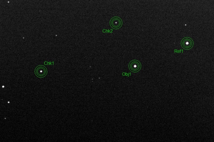 Mapka - XZ Leo, JD 2456400.33260