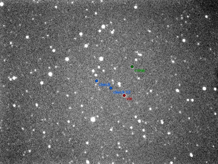 Mapka - V2477 Cyg, JD 2456427.31791