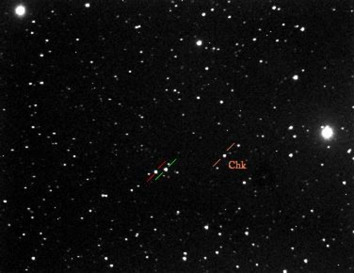 Mapka - V0591 Lyr, JD 2456510.39822