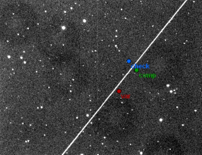 Mapka - WZ And, JD 2456872.42536