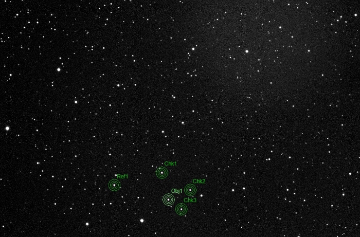 Mapka - V2790 Ori, JD 2457064.33653