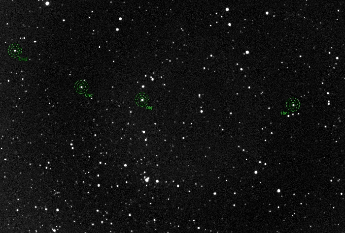 Mapka - V1018 Cas, JD 2457021.38211