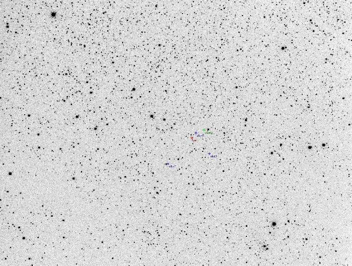 Mapka - BE Cep, JD 2457645.46342