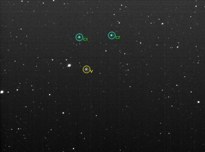 Mapka - V0959 Per, JD 2456986.30600