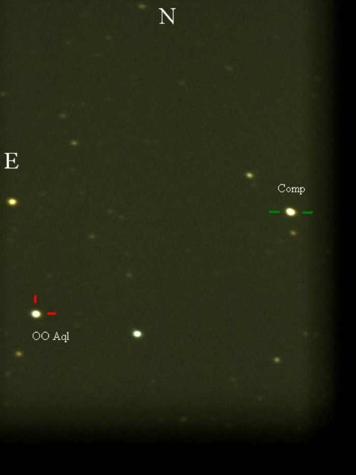 Mapka - OO Aql, JD 2457315.52763