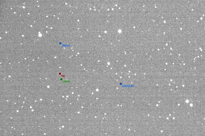 Mapka - HO Psc, JD 2457358.22948