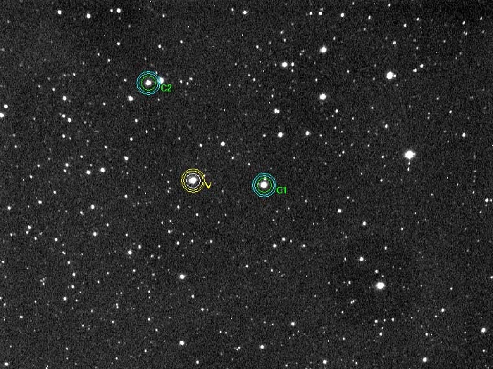 Mapka - V0337 Cam, JD 2457292.29023