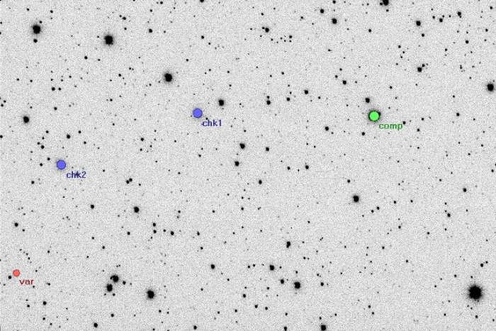 Mapka - V1179 Cas, JD 2457715.32297