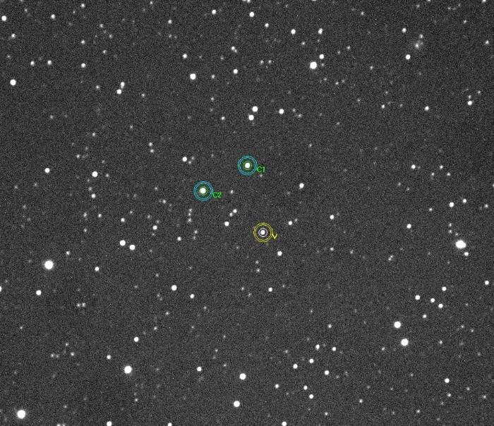Mapka - V0474 Hya, JD 2457447.25916