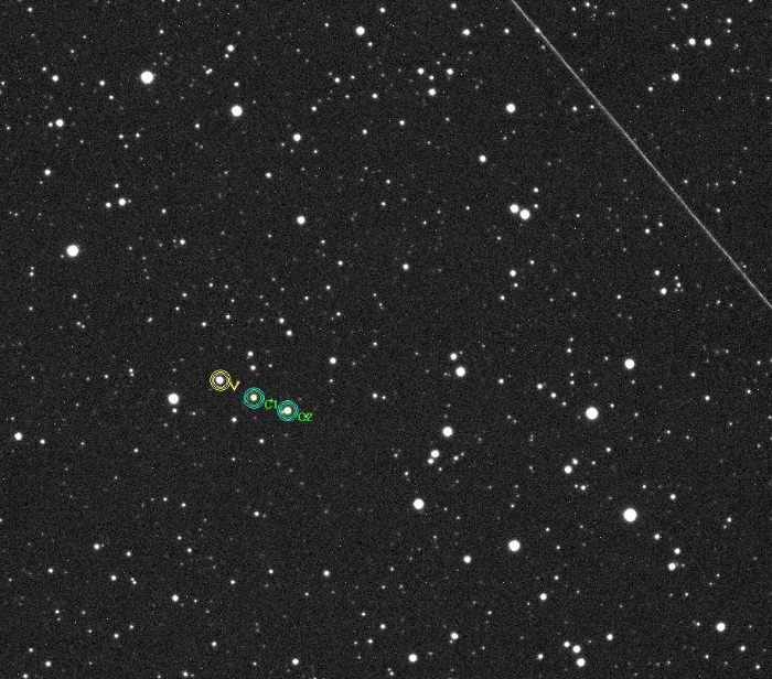 Mapka - V0546 And, JD 2457658.29574