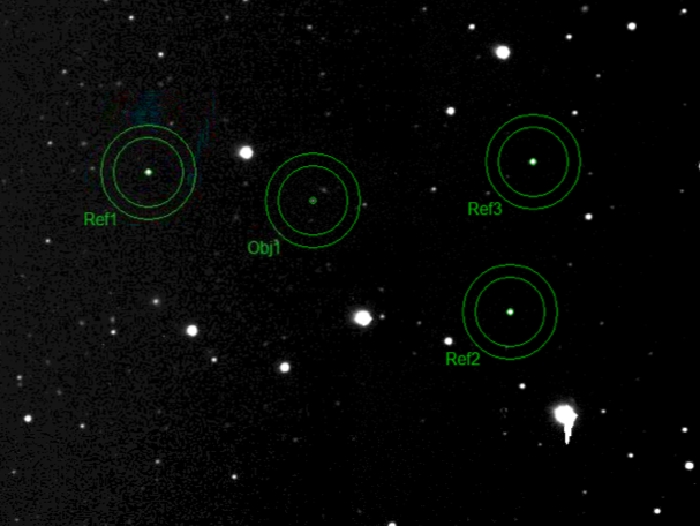 Mapka - LINEAR 1438520, JD 2458199.29927