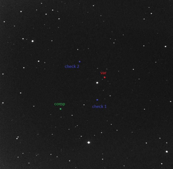 Mapka - EF CVn, JD 2458226.31980