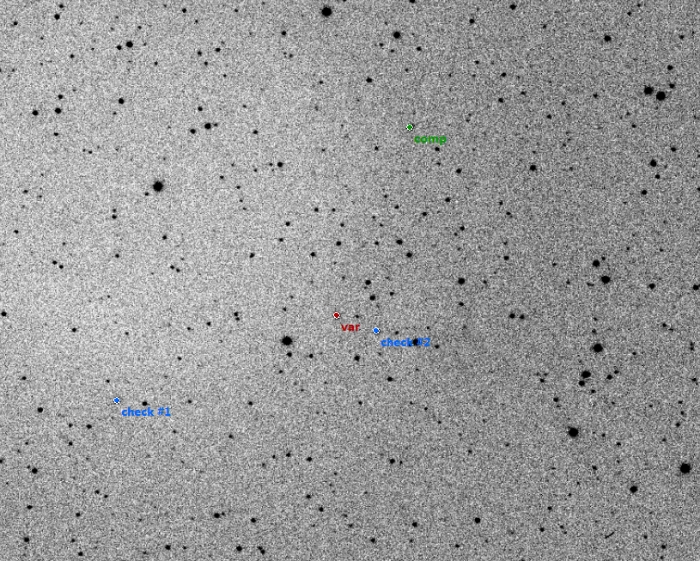 Mapka - V0546 And, JD 2458108.33417