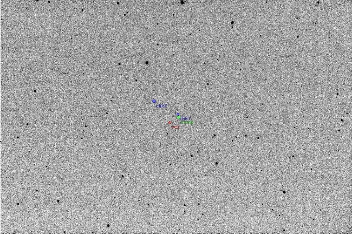 Mapka - IW UMa, JD 2455627.35516