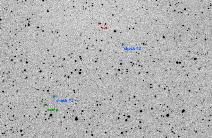 Mapka - CG Cyg, JD 2458463.21403