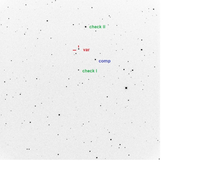 Mapka - OT UMa, JD 2458542.33158