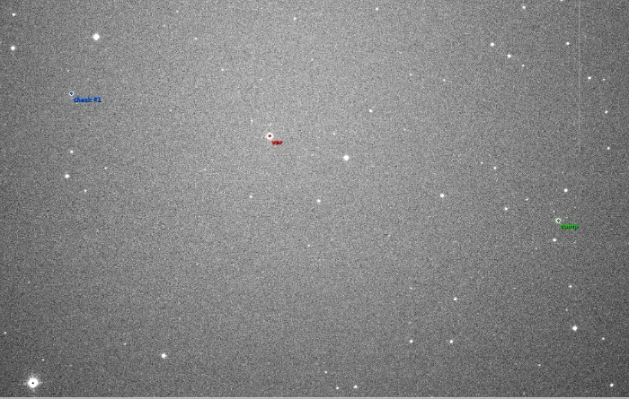 Mapka - MW UMa, JD 2458583.30012