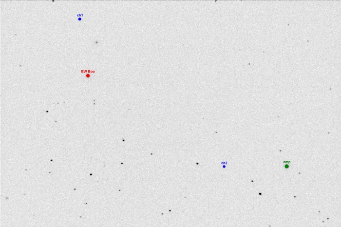 Mapka - EW Boo, JD 2458575.37209