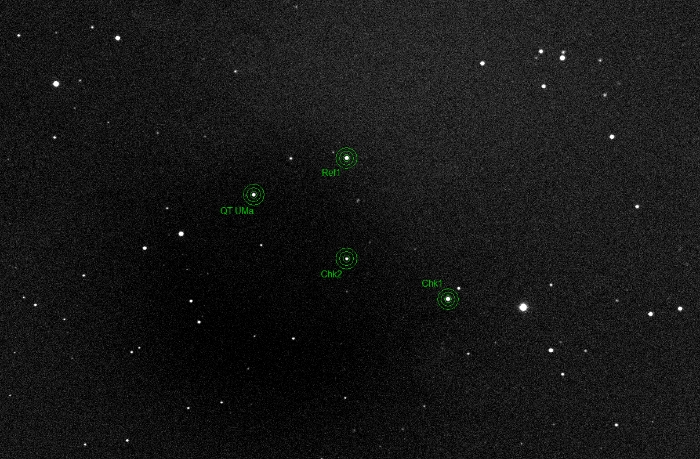 Mapka - QT UMa, JD 2458950.38663