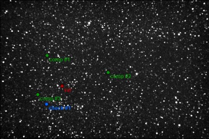 Mapka - V2486 Cyg, JD 2458774.20484