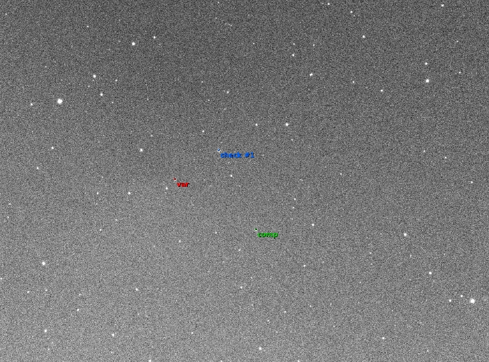 Mapka - OT UMa, JD 2459309.32556