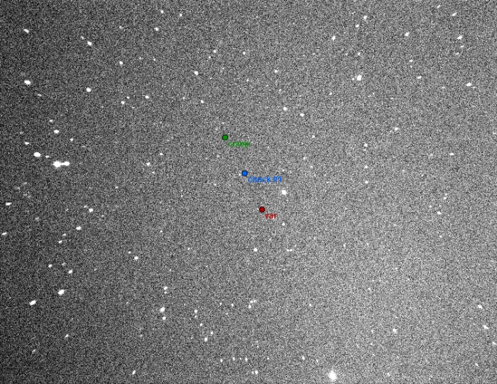 Mapka - AR Dra, JD 2459345.44192