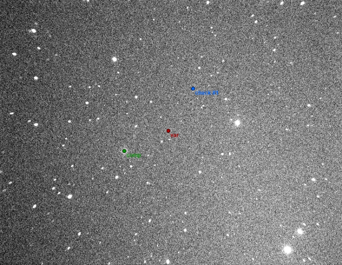 Mapka - RU UMi, JD 2459352.43175