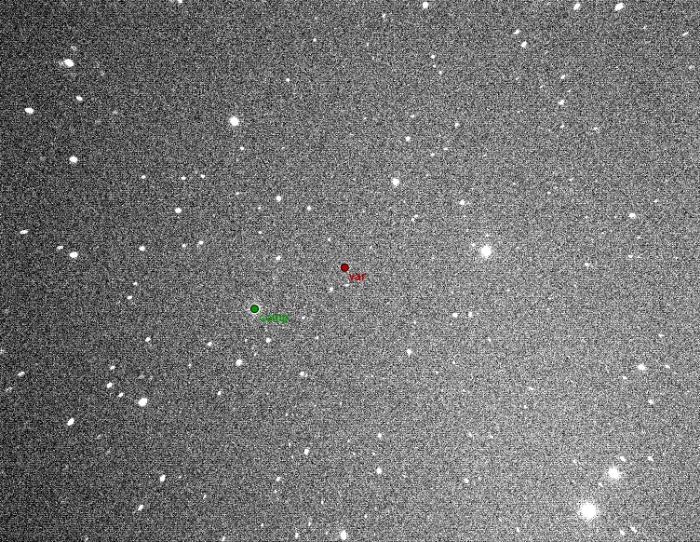Mapka - RU UMi, JD 2459352.43175