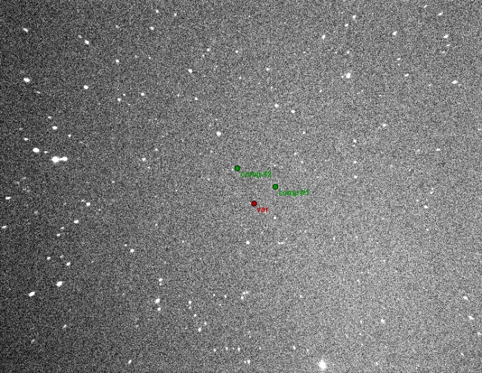 Mapka - AR Dra, JD 2459345.44192