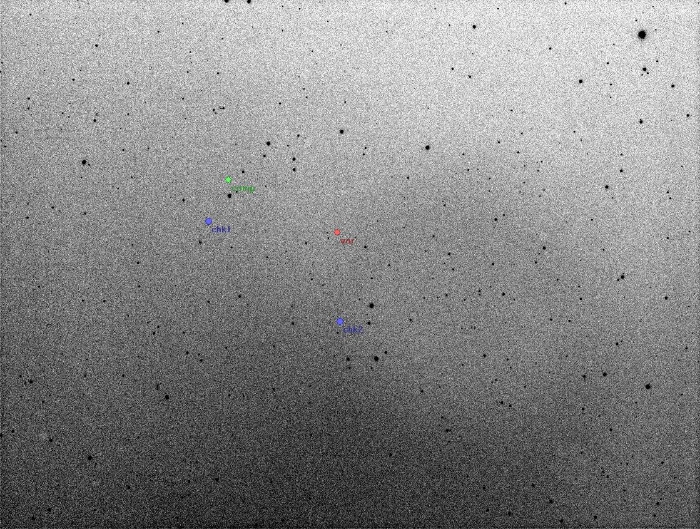 Mapka - NN Dra, JD 2455670.31319