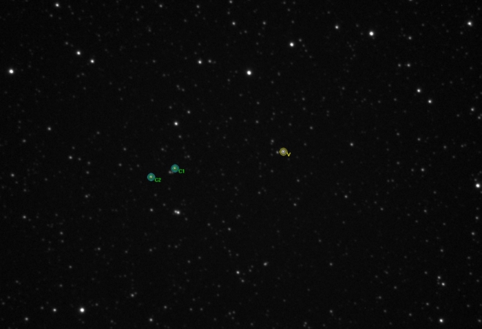 Mapka - V1094 Cas, JD 2458056.31359