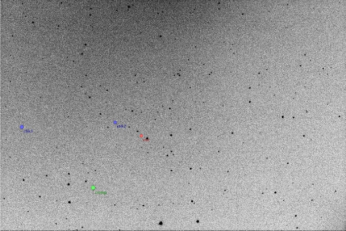 Mapka - MZ Dra, JD 2455670.31454