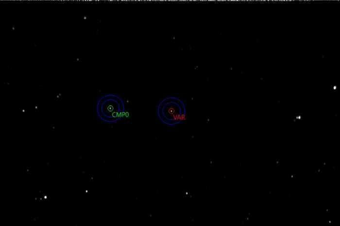 Mapka - V0658 Lyr, JD 2459817.36830