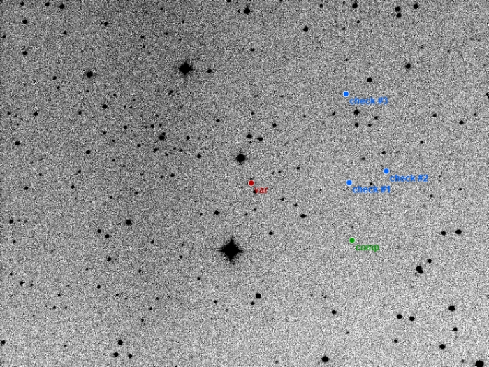 Mapka - EQ Tau, JD 2459927.29885