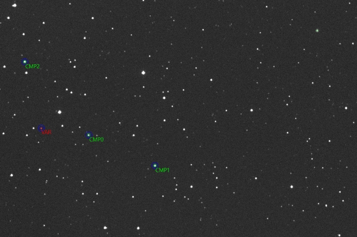 Mapka - ASASSN-V J185055.39+853608.9, JD 2460575.29775