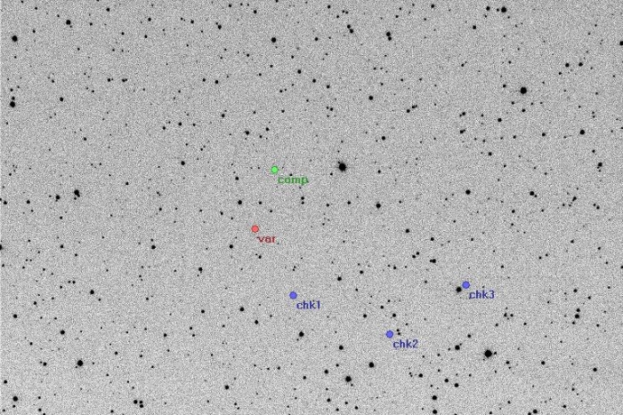 Mapka - V1069 Her, JD 2455706.36600