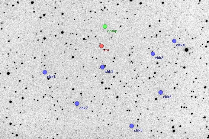 Mapka - WASP-1, JD 2455041.37320