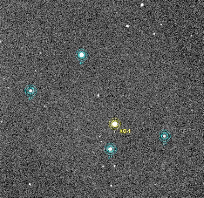 Mapka - XO-1, JD 2453911.19115