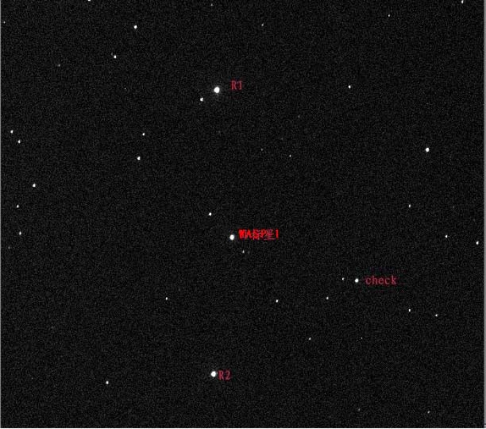 Mapka - WASP-1, JD 2455074.12600