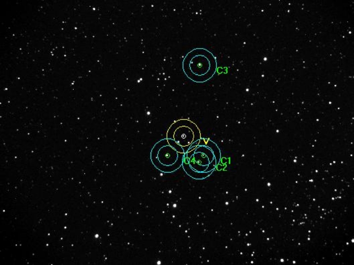 Mapka - CoRoT-1, JD 2455156.75700